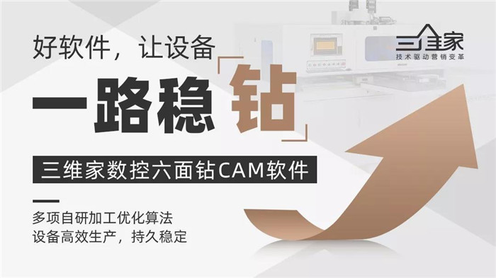三维家数控六面钻CAM软件